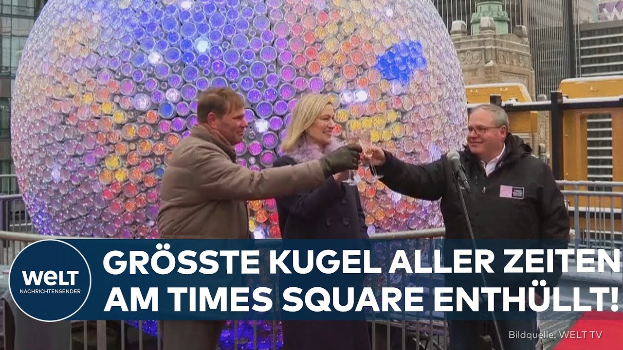 SILVESTER IN NEW YORK: Times Square rüstet auf! – Rekordkugel für den "Ball Drop" enthüllt