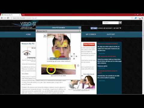 Cum sa folositi instrumentul online de la Visio-Rx pentru masurarea distantei pupilare