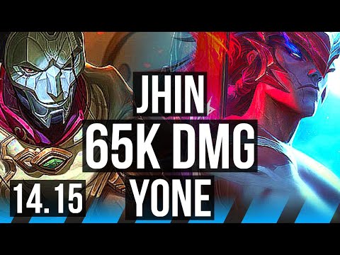 JHIN vs YONE (MID) | 65k DMG, 8 solo kills, 1600+ games, Dominating | VN Master | 14.15