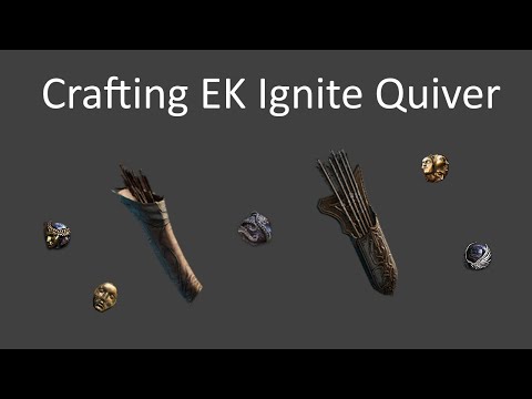Crafting EK Ignite Quiver (PoE 3.20 Sanctum)