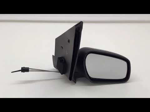 Fits Ford Fiesta 2005-2008 Door Wing Mirror Manual Black Paintable Driver Side video