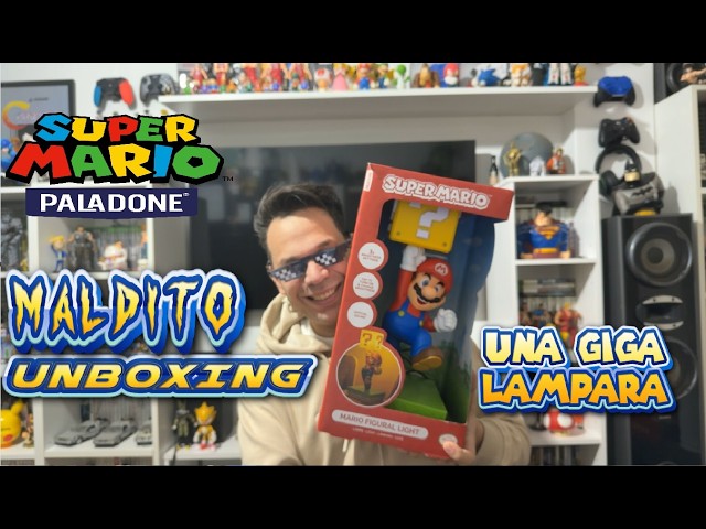 Vídeo relacionado con Paladone Nintendo Super Mario Boo Luz nocturna y alarma con sensor de movimiento, lámpara led con licencia oficial, para dormitorios infantiles, adolescentes y hogar, idea de regalo