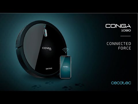 Robot Aspirateur Conga 1090 Connected Force Cecotec — BRYCUS Robot Aspirateur Conga 1090 Connected Force Cecotec — BRYCUS