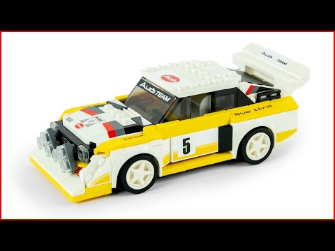 Vidéo LEGO Speed Champions 76897 : 1985 Audi Sport quattro S1