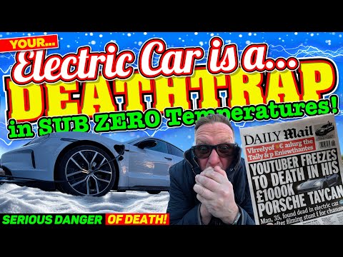 I DROVE my ELECTRIC CAR in SUB ZERO TEMPERATURES until it RAN OUT OF CHARGE! The result is SHOCKING!