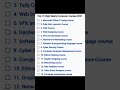Top 15 High Salary Computer Courses 2021
