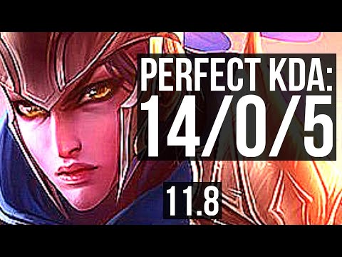 QUINN vs KALISTA (TOP) | 14/0/5, 7 solo kills, Legendary, 600+ games | KR Grandmaster | v11.8