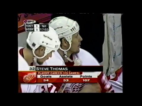 2004 Western Conference Semifinals Game 6 - Calgary Flames @ Detroit Red Wings - May 3, 2004