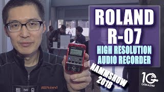 Video thumbnail for Roland R-07 High Resolution Audio Recorder by Geekazine