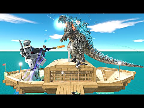 Destroys with One Shot | Gundam RX 78 vs Kaiju Monsters - Animal Revolt Battle Simulator