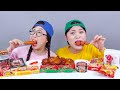 Spicy Food Fire Noodle DONA Mukbang