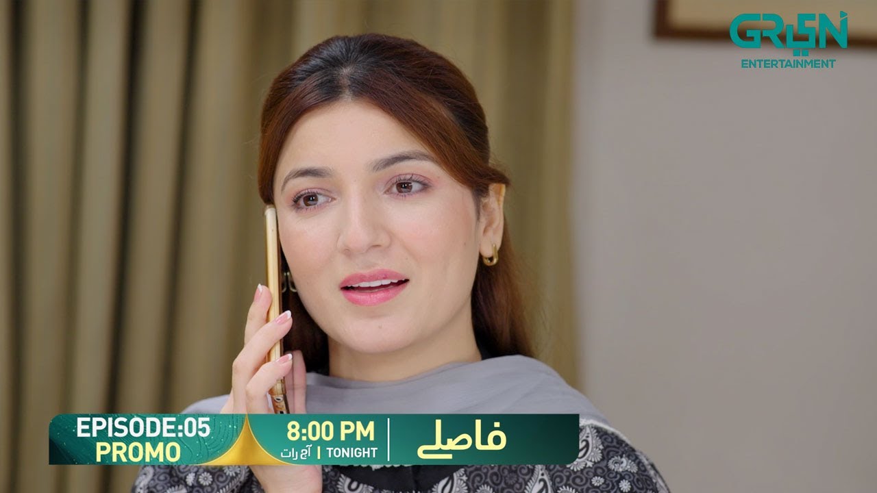 Faaslay Episode 05 Promo | Tonight at 8:00 PM | Ali Ansari - Saboor Ali | Only On Green TV