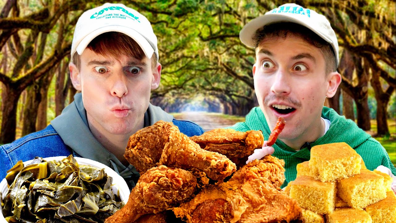 Brits try REAL Southern Fried Chicken for the first time!