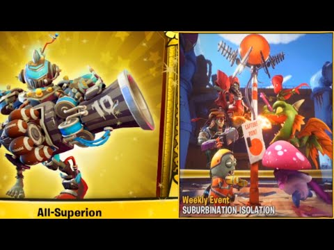 ALL-SUPERION Rux Costume & Suburbination Isolation - Plants vs Zombies Battle For Neighborville