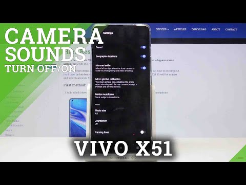 How to Turn On / Turn Off Camera Sounds in VIVO X51 5G – Camera Shutter Sound