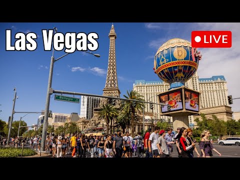 🔴 Las Vegas LIVE - Christmas Day Walk on the Strip! (December 25, 2025)