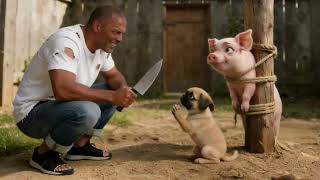 lovely little pug was caught by the man,poor pug rescued him#aistroy #pug 