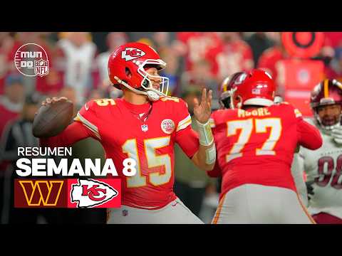 Washington Commanders vs. Kansas City Chiefs | Resumen NFL español - Semana 8 | NFL Highlights 2025