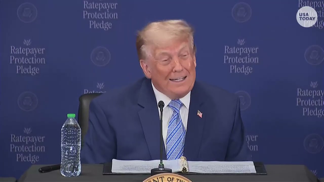 Video: Trump promotes ratepayer protection pledge for AI data centers at governors event