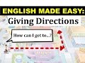 How to Give Directions | English Lesson and Practice