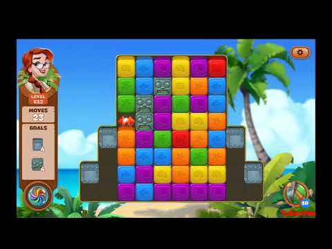 Lost Island Blast Adventure Level 612 NO BOOSTERS - A S GAMING