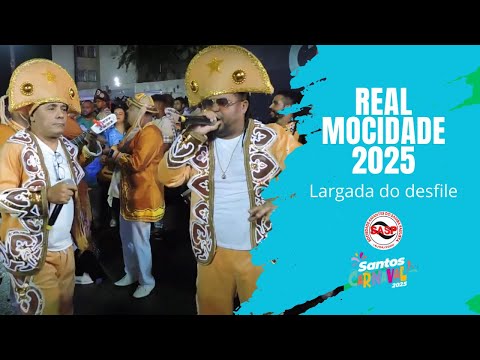 Carnaval 2025 - Santos | Largada do desfile da Real Mocidade Santista