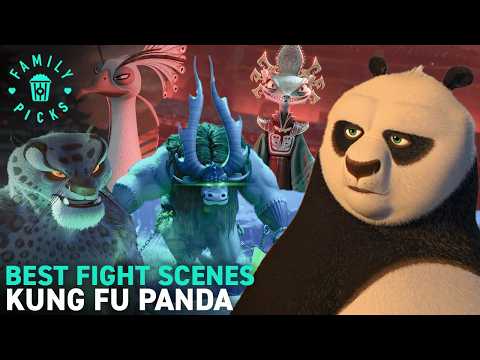 Epic kung fu panda fight scenes