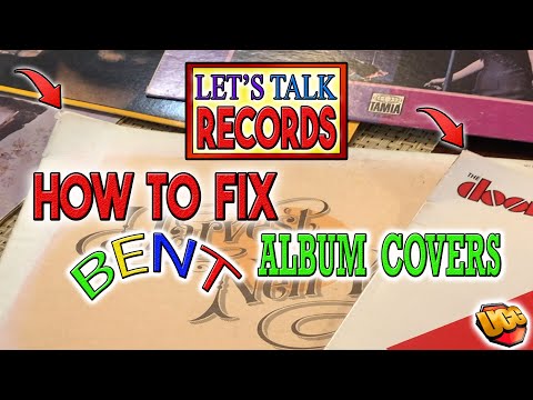 LIVE Demo - How to FIX BENT Record Covers…CORRECTLY! 2025 Vinyl Collector Essential