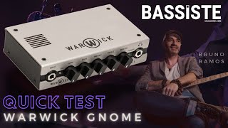 Video thumbnail for WARWICK GNOME i - BASS AMP HEAD - DEMO - QUICK TEST - BRUNO RAMOS by BASSISTE MAGAZINE