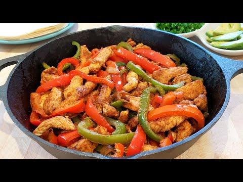 Chicken Fajitas Recipe The BEST!