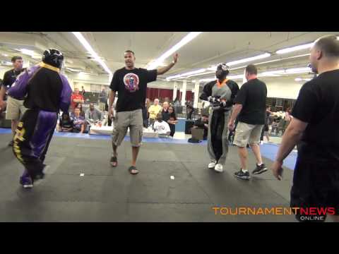 Julio Lugo vs Leon Jefferson WAKO Men's Fighting at New England Open 2012