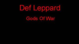 Def Leppard Gods Of War + Lyrics