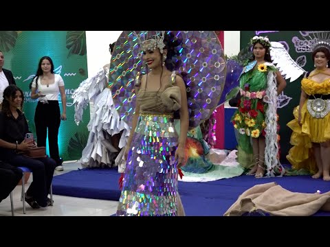 Managua: elección departamental de la Reina «Madre Tierra» de los tecnológicos verdes