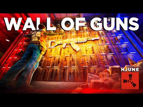 Rust Duo but I built a base made out of 1000 weapons...