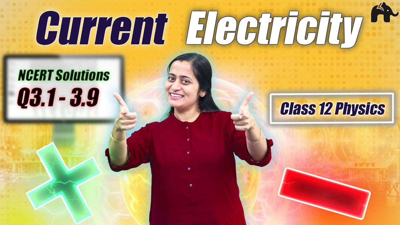 Current Electricity Class 12 Physics NCERT Solutions |Chapter 3 CBSE | Oneshot| Detailed explanation