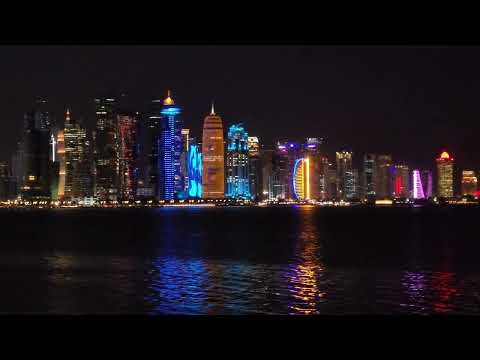 Night in Doha, Qatar 🇶🇦 4k