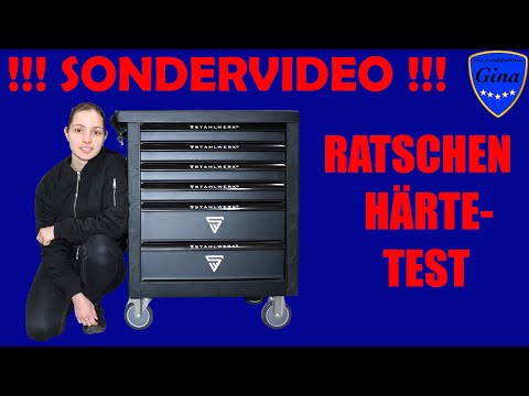 STAHLWERK WERKSTATTWAGEN SONDERVIDEO 🔹 INKL. RATSCHEN HÄRTETEST 💪