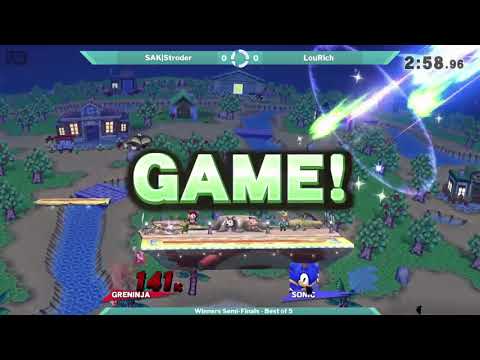 Sink or Swim 50 Winners Semis - SAK|Stroder (Greninja) vs LouRich (Sonic)