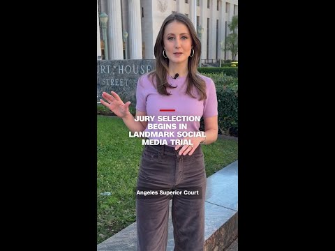 Jury selection begins in landmark social media trial