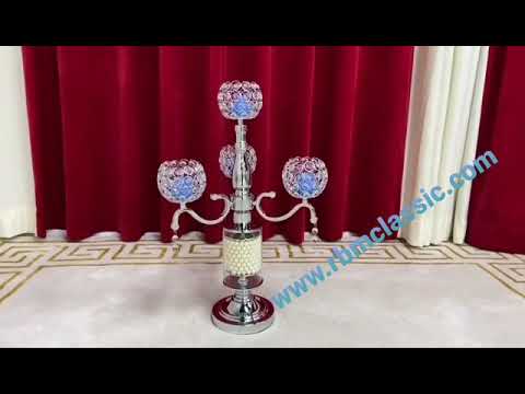 Silver Candlesticks / Candleholder #tv #entry #console #design #furniture #coffee #diningtable