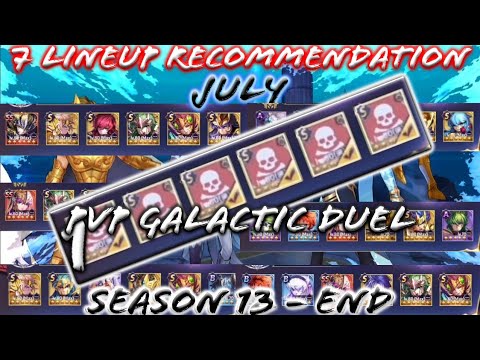 Saint Seiya: Awakening - 7 Lineup Recommended for PvP Galactic Duel! Season 13 Until the End! July!
