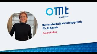 Barrierefreiheit als Erfolgsprinzip für AI Agents (Sandra Radtke)