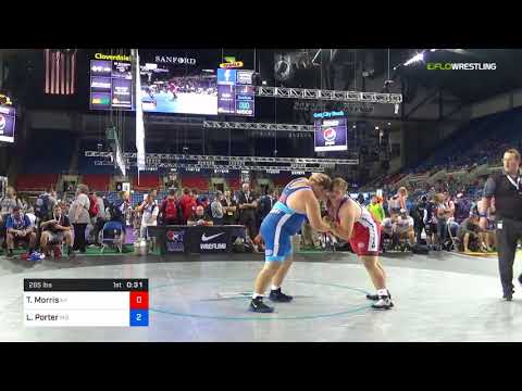 2018 USMC-USAW Cadet & Junior FS Nationals/Junior 285 Consi Of 32 #1 - Tate Morris (KY) Vs. Landon