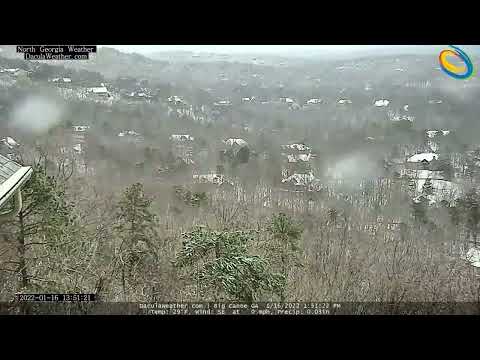 Big Canoe Snow Time Lapse - 01/16/17