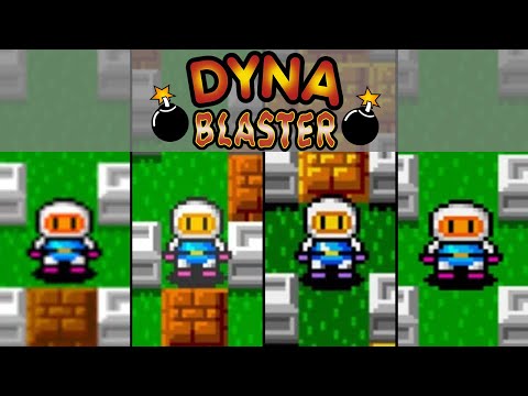 Dyna Blaster (Bomberman) -Versions Comparison- #87 #RetroGaming #turbografx #amiga #atarist #msdos