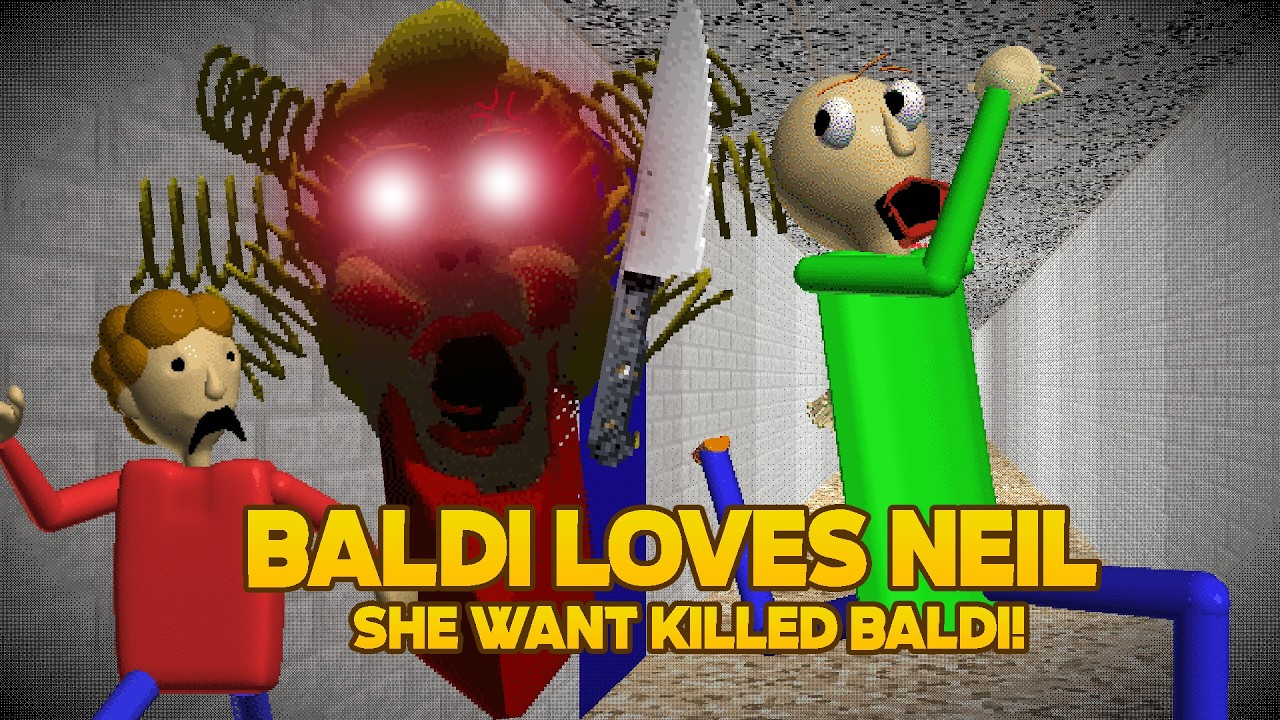 THIS JUST JOKES! | Baldi Loves Neil [Baldi's Basics Mod