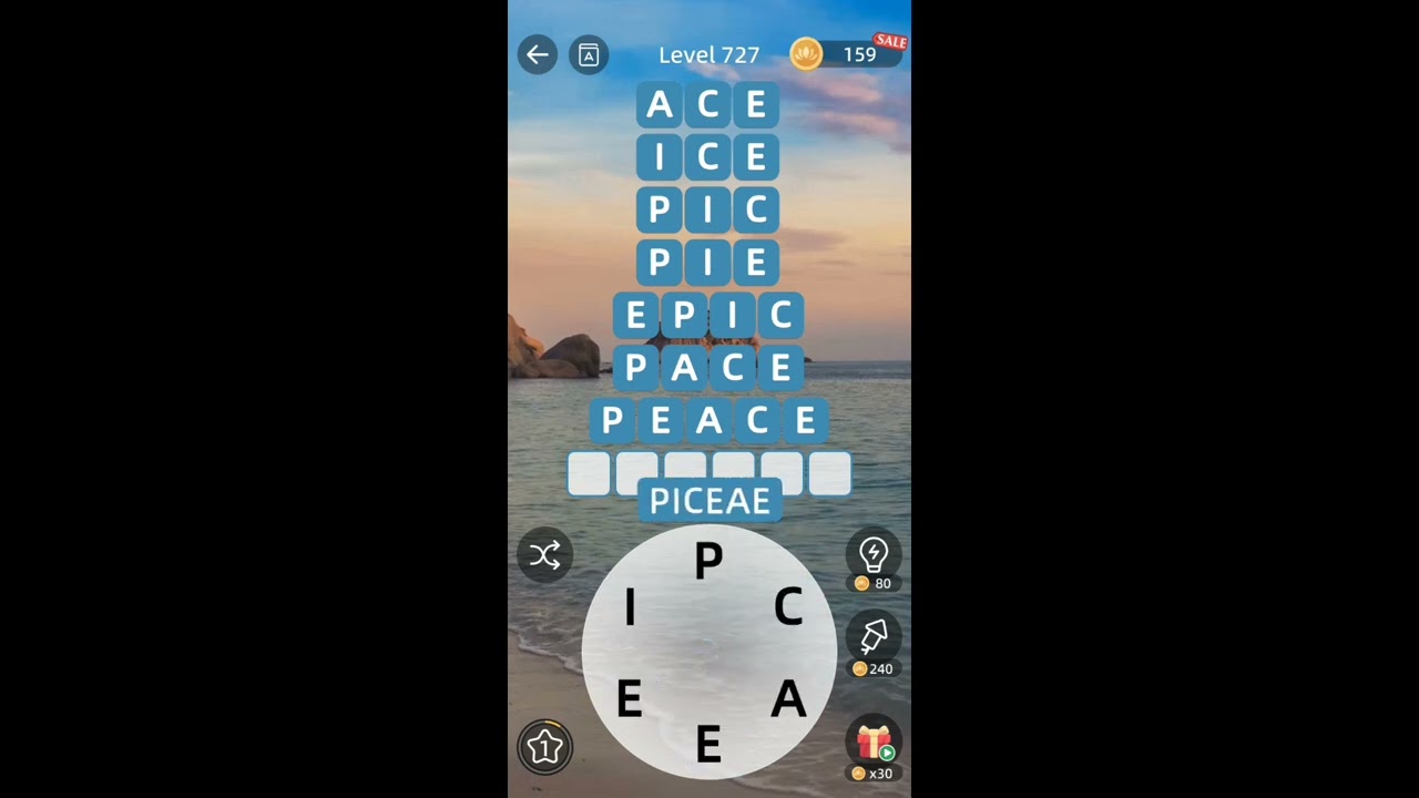 Zen Word Riddles Level 727 Solution Walk-through Answers. ##zenword