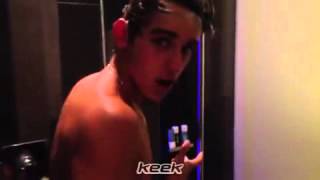 'You can't film me in the shower'  beau brooks