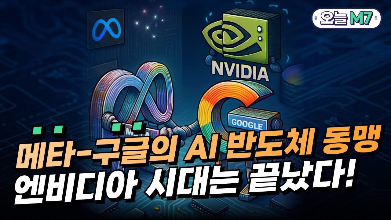 알파벳 반란이 엔비디아를 위협한다! 메타-구글의 AI 반도체 동맹 [오늘M7]