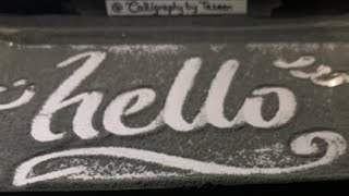 Writing subscribers name ✨ #live #foryou